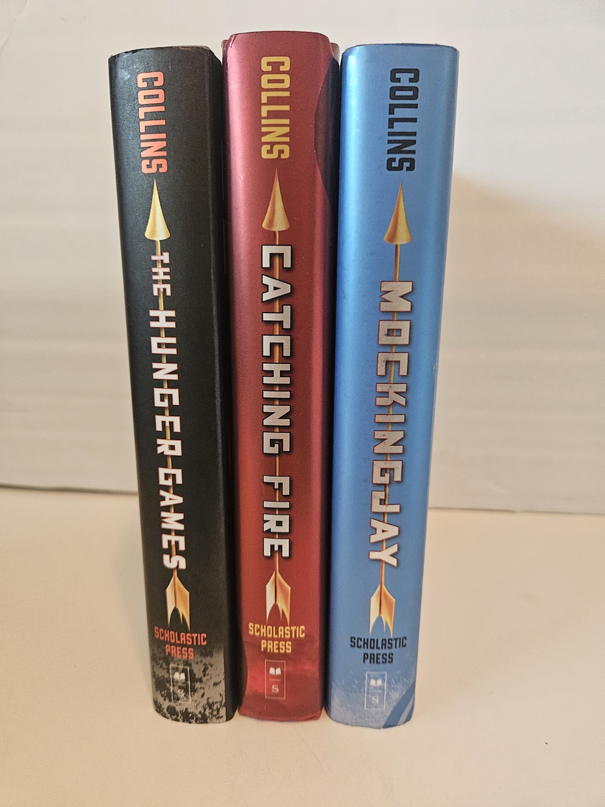 THE HUNGER GAMES Trilogy Complete Series Lot of 3 (#1-3) Hardcover Books Preown