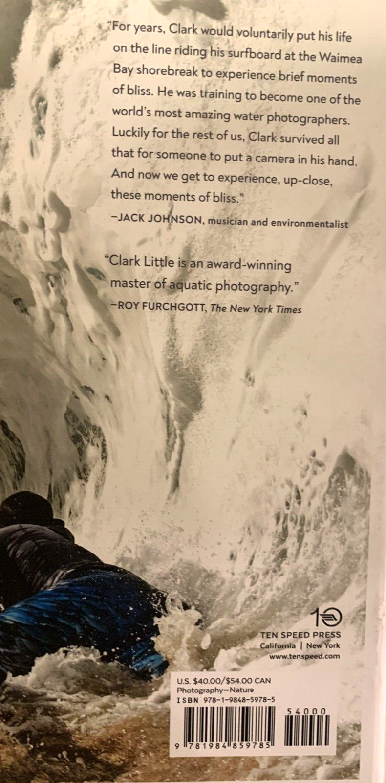 Clark Little : The Art of Waves by Clark Little 2022 Hardcover VG