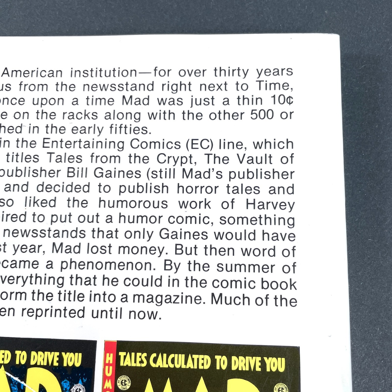 MAD The Complete First Six Issues of MAD Magazine Russ Cochran Paperback 1985