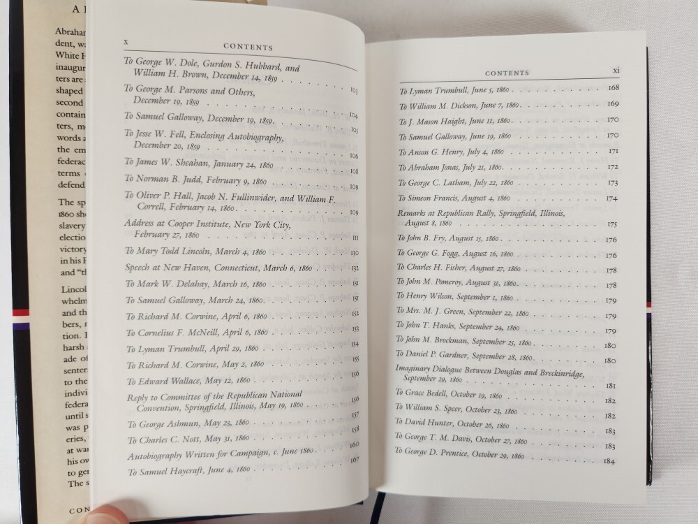Lincoln 2 Vol Set: Speeches, Letters, Miscellaneous Writings The Lincoln-Douglas