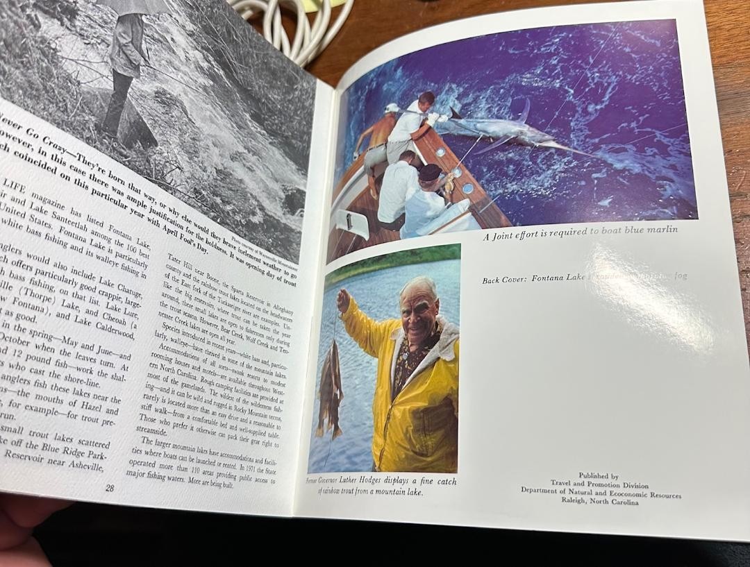 Fishing in North Carolina – Dept of Natural Resources – Pictures, 28 pages