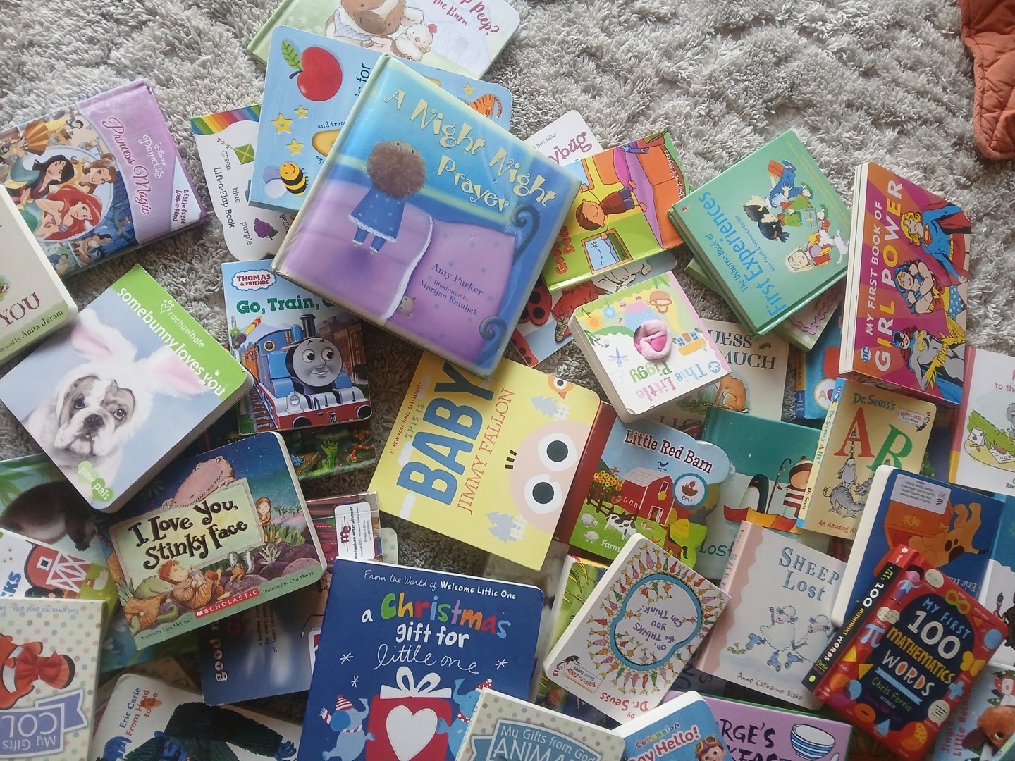 Lot Of 20 Board Books For Toddlers Assorted Bedtime Stories Fun Library