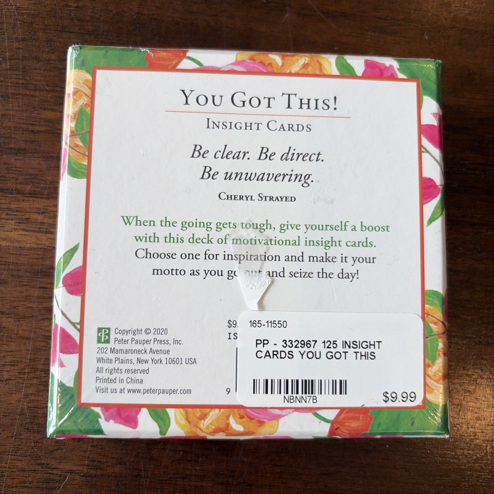 You Got This! Insight Cards inspire motivate 4×4” Desk Work Peter Pauper Press
