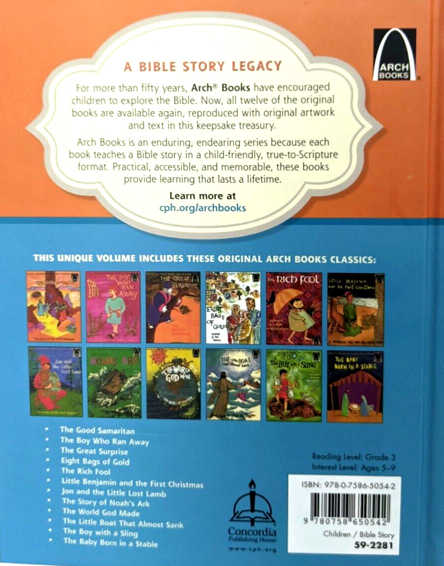 NEW Arch Books Treasury Vintage Collection 1964-1965 Bible Stories Illustrated