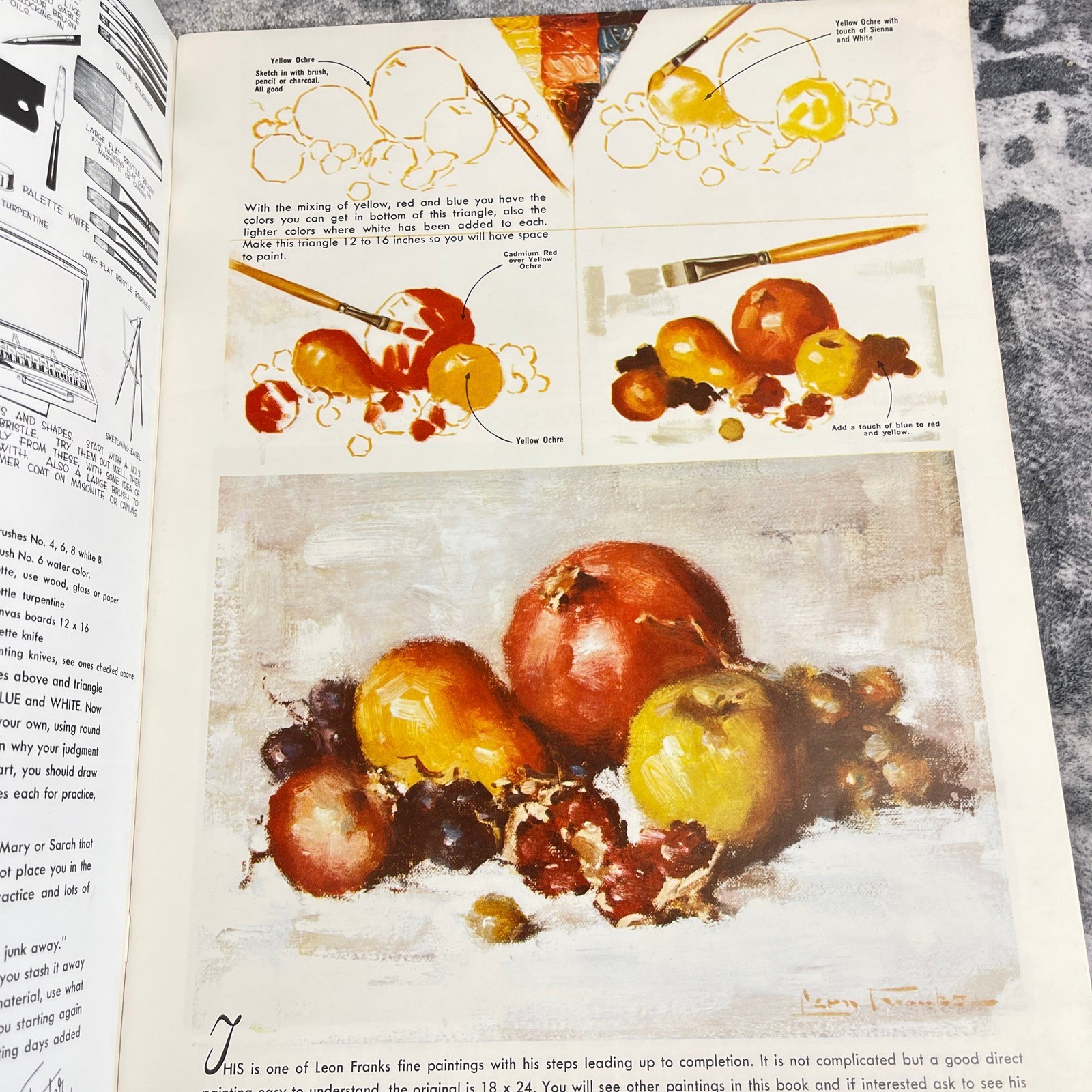 Oil Painting Book Art Instruction Guide Still Life Landscape Walter T Foster