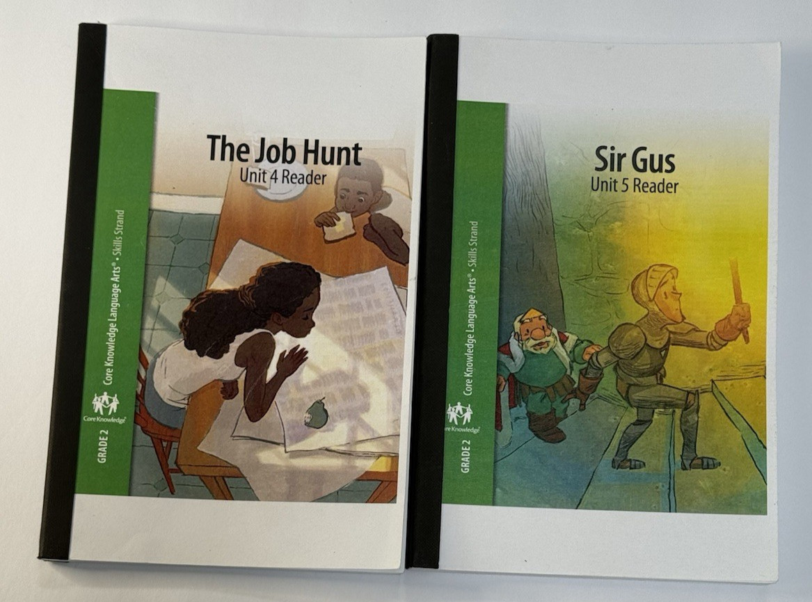 Core Knowledge Language Arts Grade 2 Units 4 & 5 The Job Hunt/Sir Gus Books
