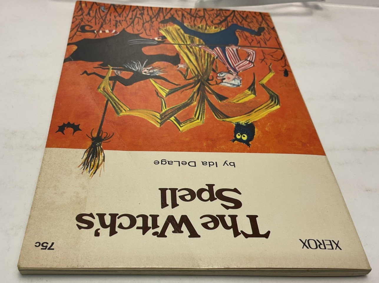 The Witch’s Spell Ida DeLage 1966 Softcover Xerox Education Book Illustrated S8