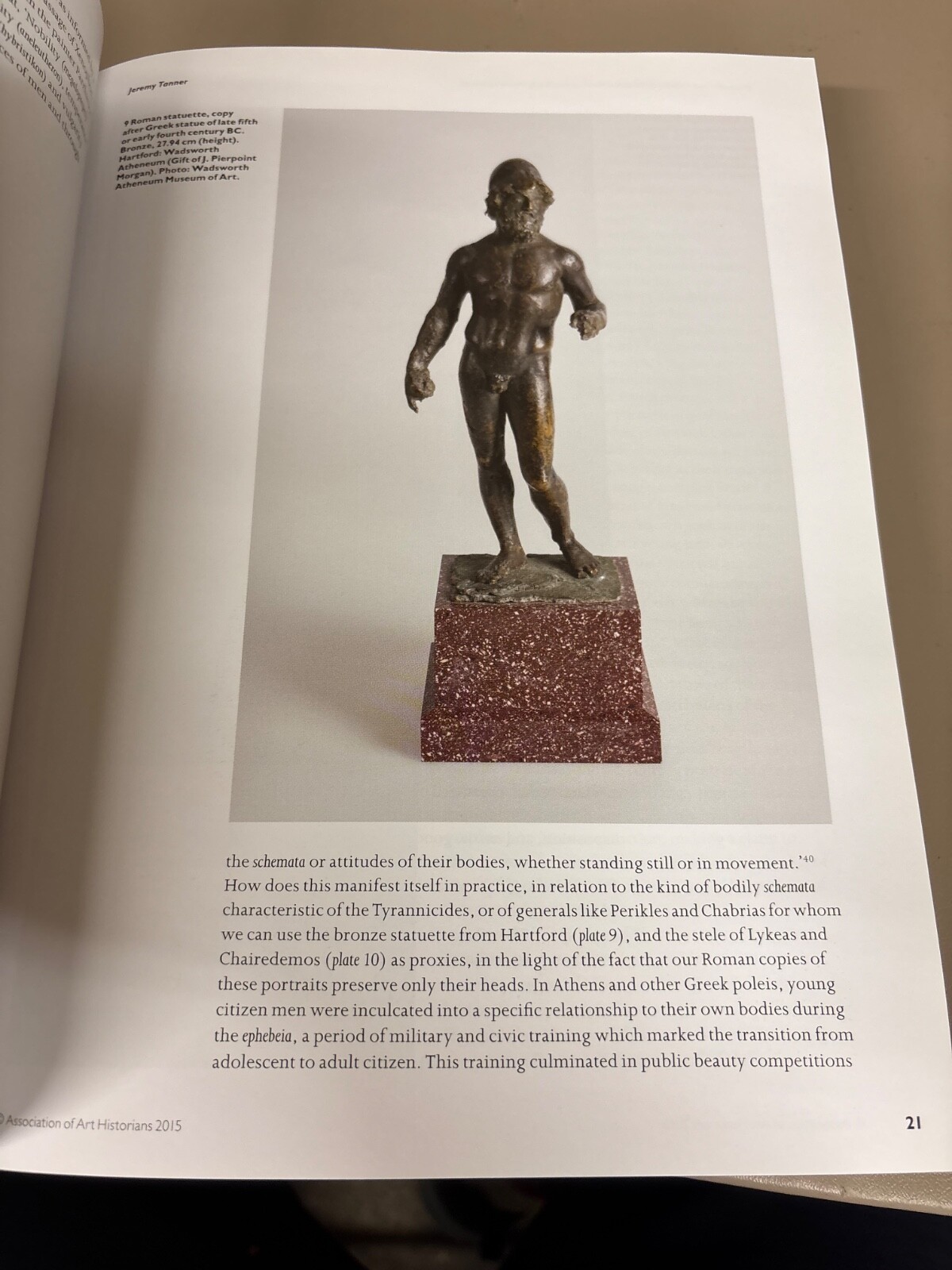 ART HISTORY Journal for the Association for Art History / 5 ISSUES 2016 Academic