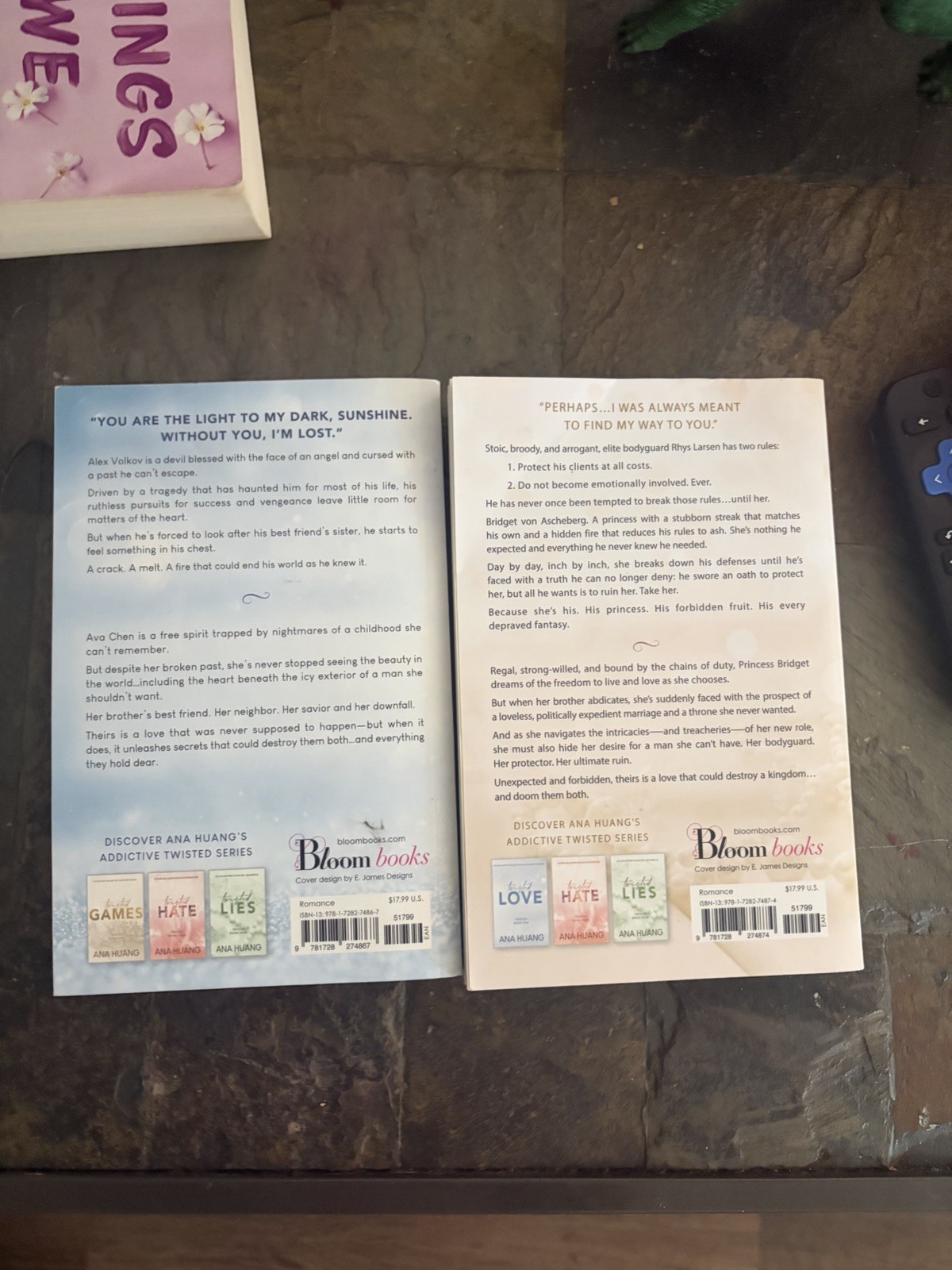 Ana Huang Twisted Series Lot 2 Paperbacks: Twisted Love & Twisted Games