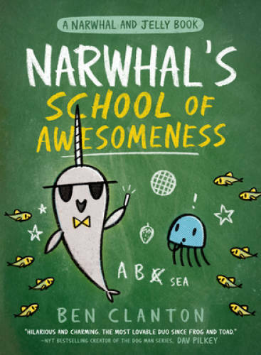 Narwhals School of Awesomeness (A Narwhal and Jelly Book 6) – Hardcover – GOOD