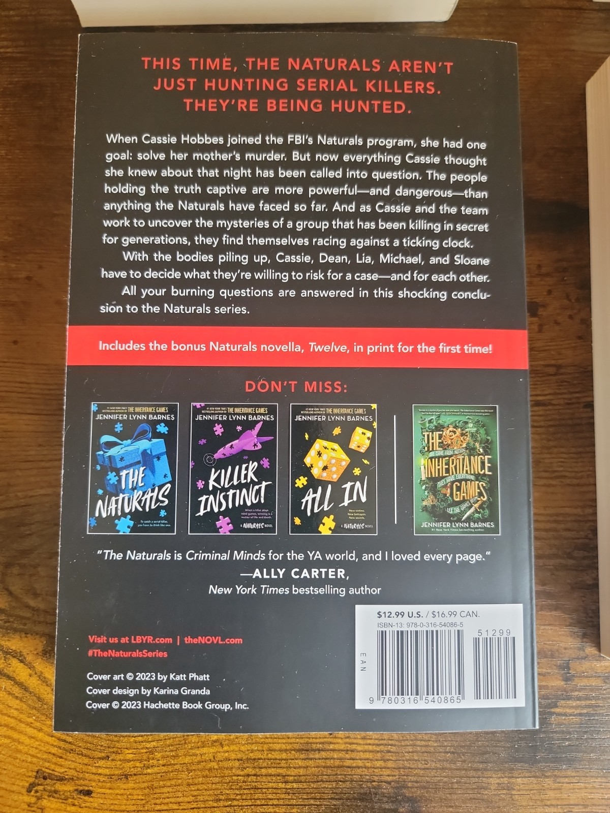 The Naturals Series 4 Books Paperback Set By Jennifer Lynn Barnes YA Mystery
