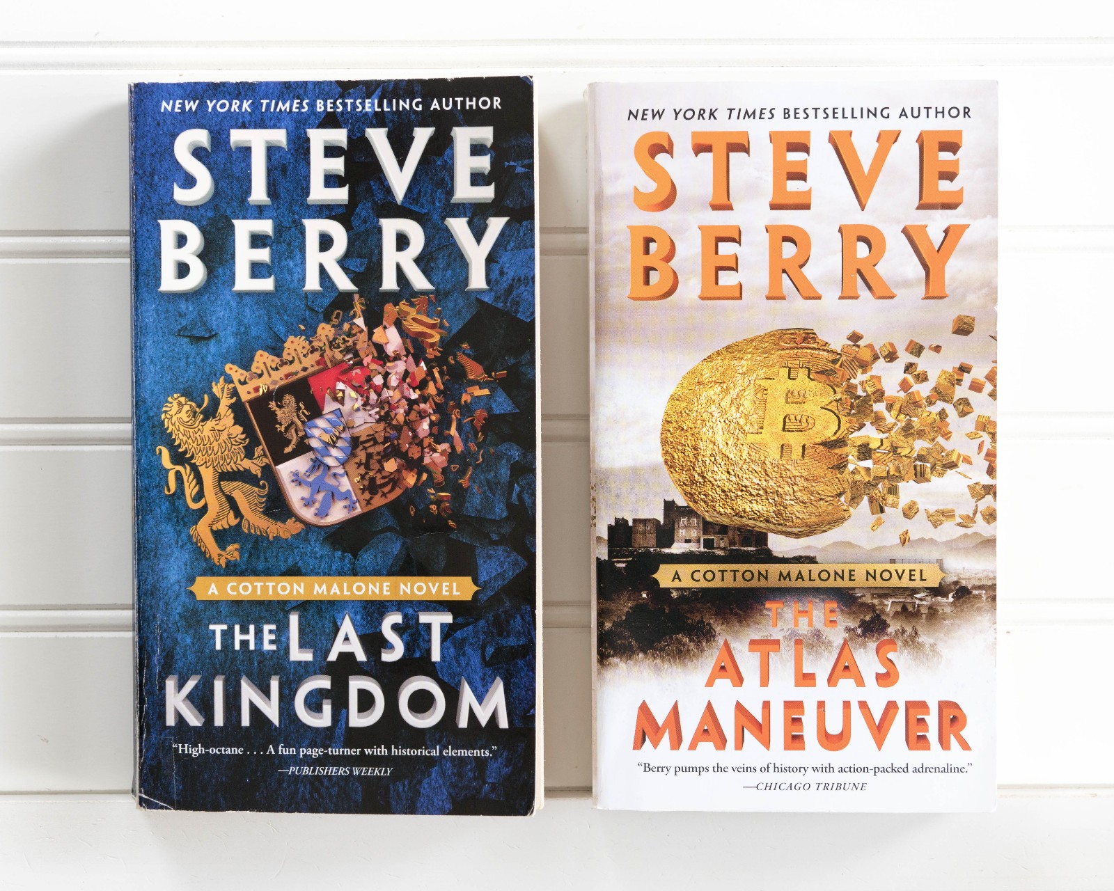 Steve Berry Lot of 23 COTTON MALONE Complete Series (#1-18) Set Paperback Books