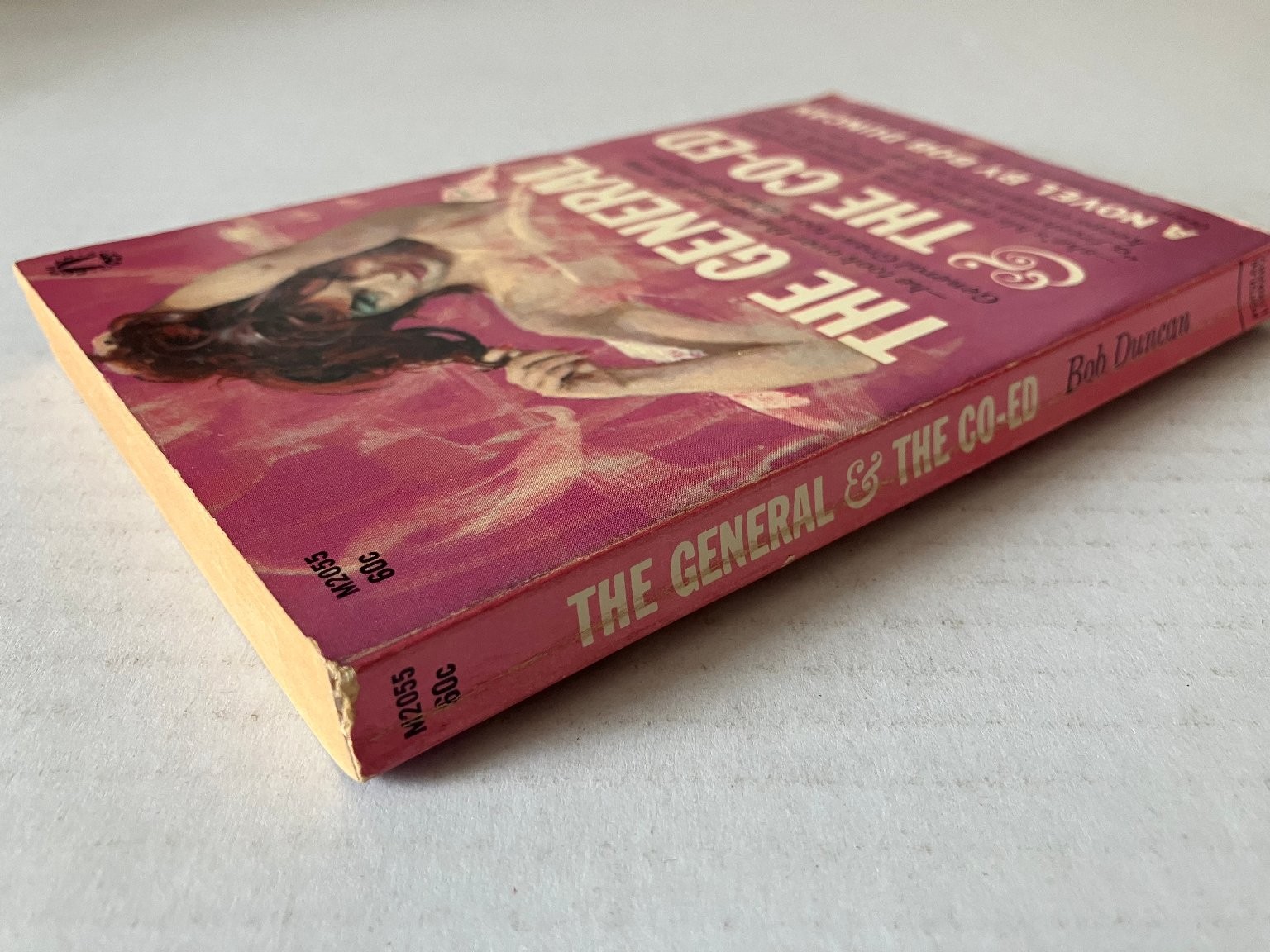 The General & The Co-Ed Bob Duncan 1964 Popular Library Vintage Pulp Fiction PB