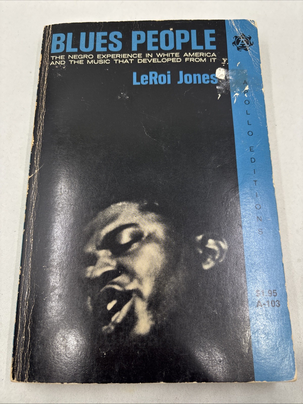 Blues People by LeRoi Jones Trade Paperback Vintage Book – Apollo Edition