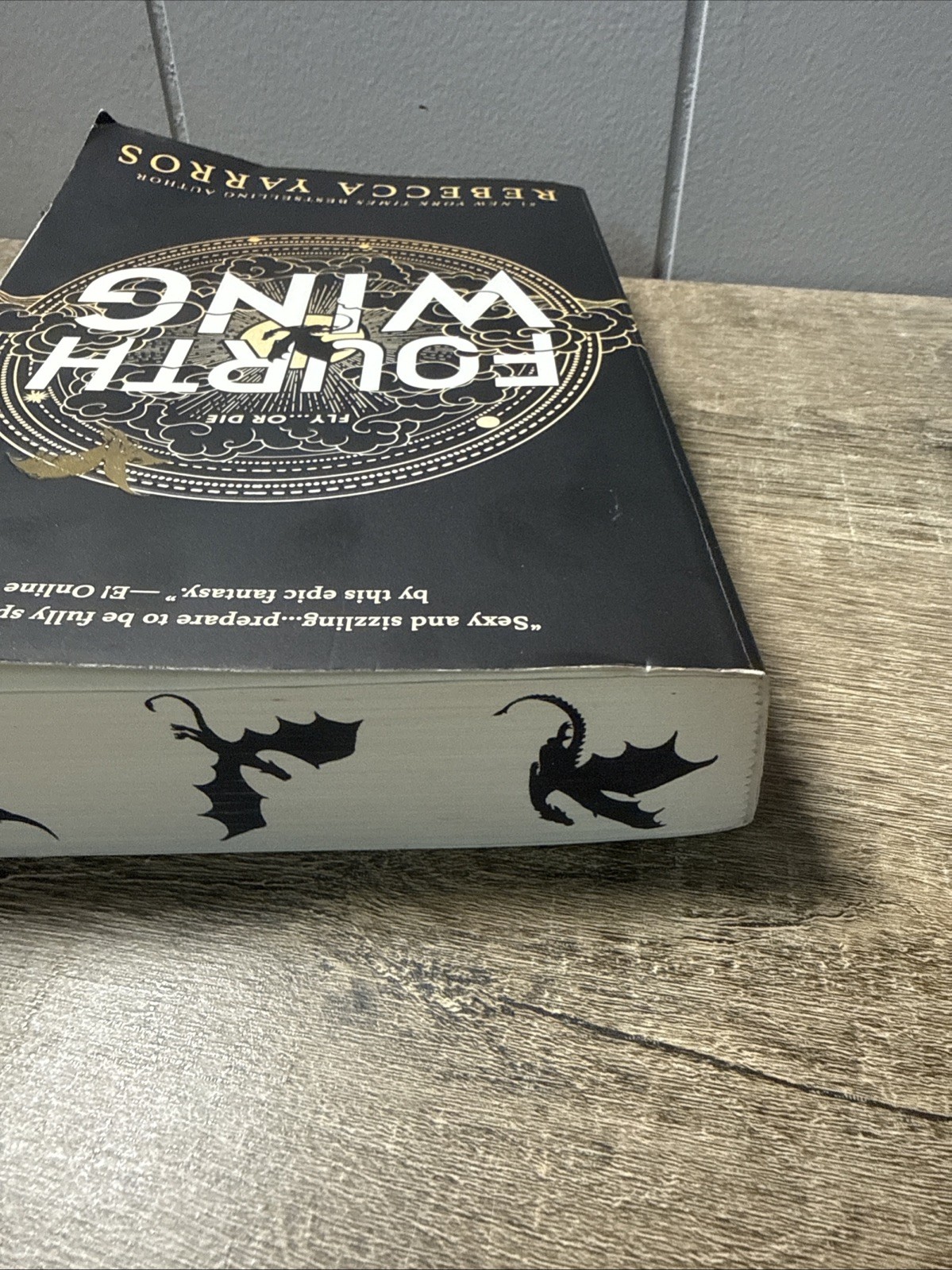 Fourth Wing Special Limited 1st Edition Paperback- Sprayed Edge