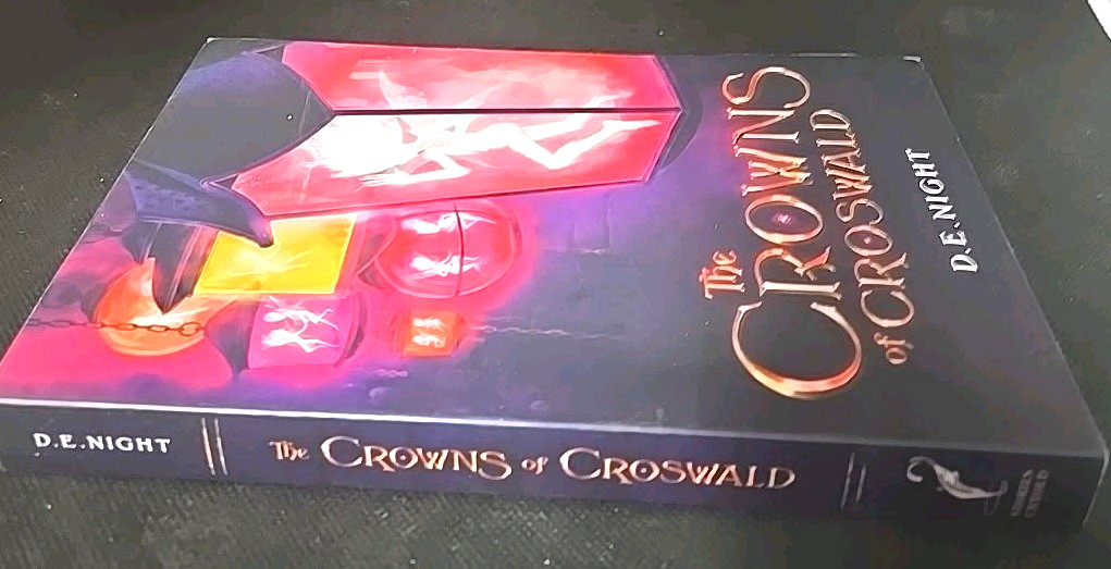 Signed The Crowns of Croswald by D.E. Night Autographed By Author Book 1