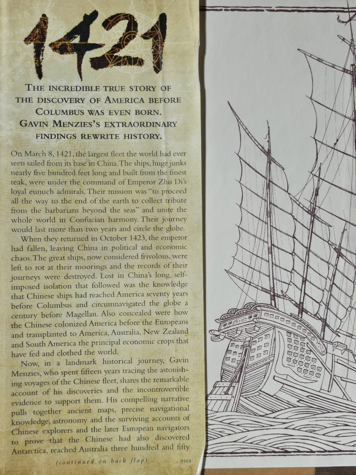 1421 The Year China Discovered America Gavin Menzies Hardcover Exploration