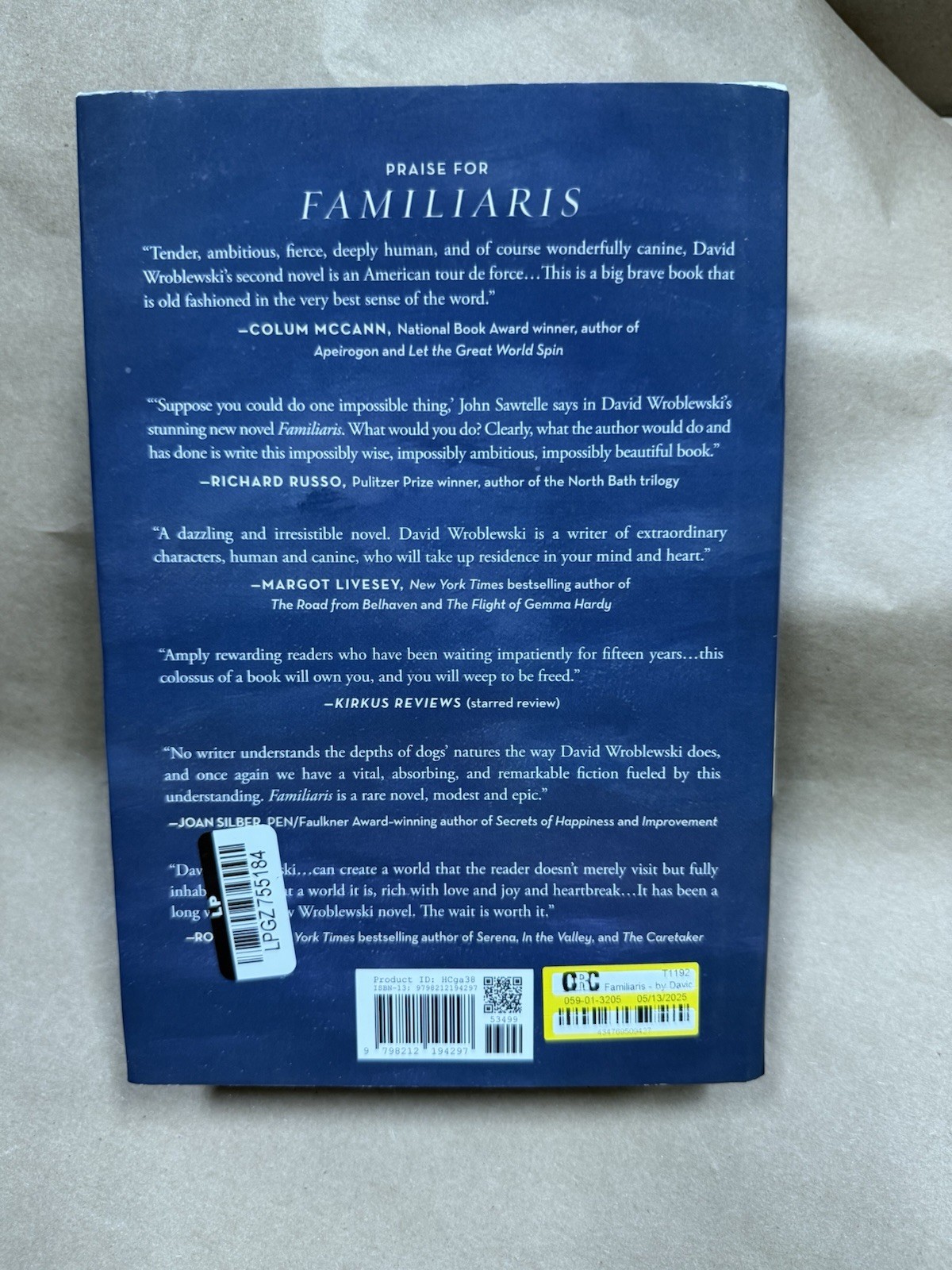 David Wroblewski – Familaris Hardcover SEE DESCRIPTION