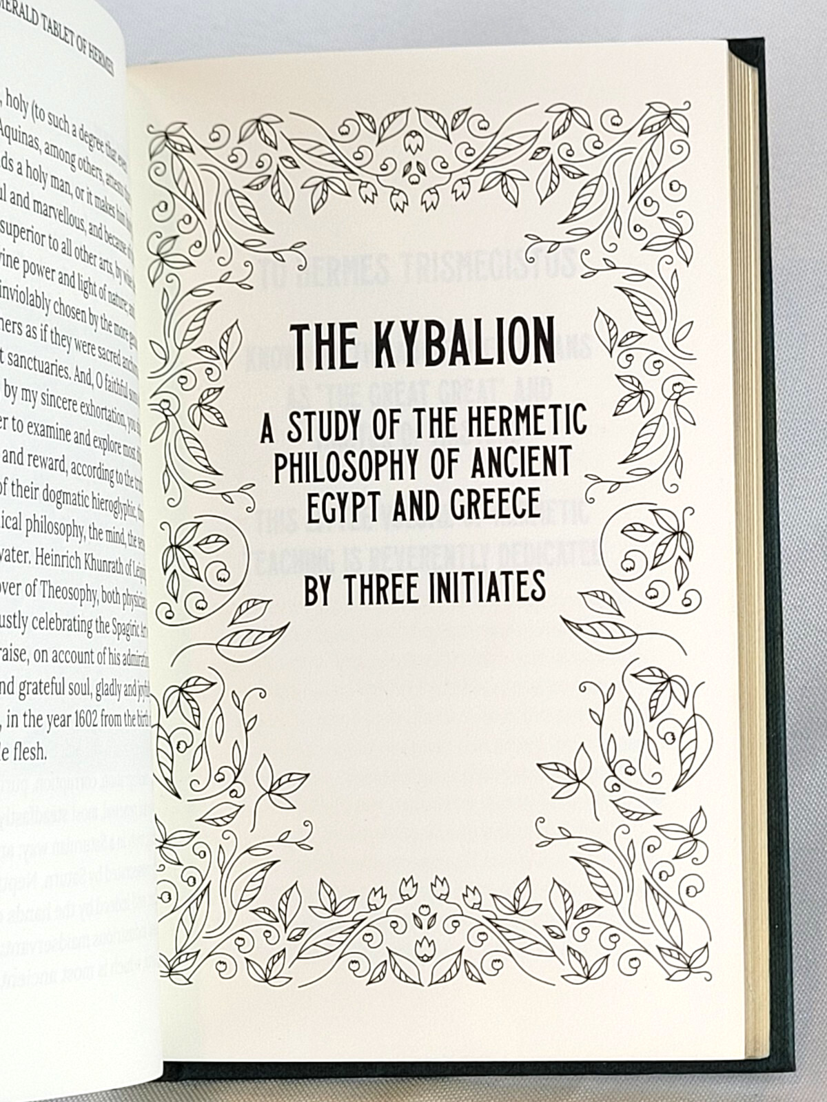THE EMERALD TABLET OF HERMES & THE KYBALION Hermes Trismegistus Deluxe Edition
