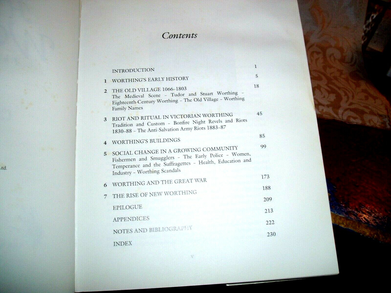 1991 HISTORIC WORTHING “THE UNTOLD STORY”, by CHRIS HARE” 234 pages Hard Cover