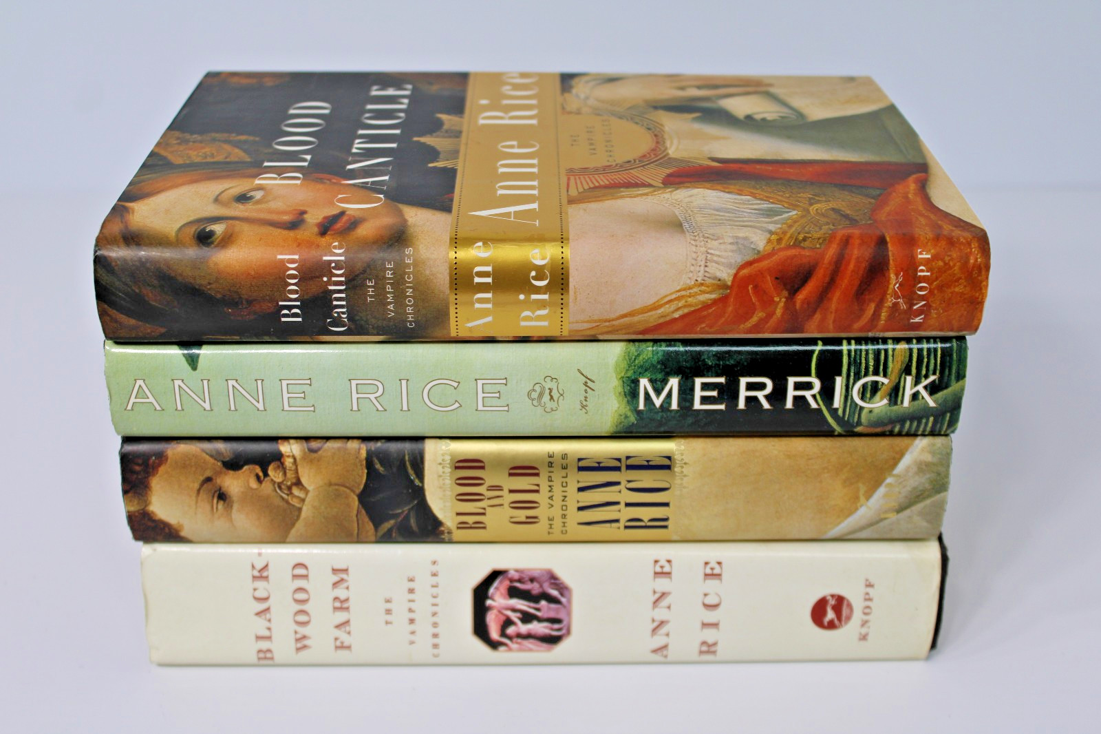 Anne Rice- Vampire/ Mayfair Lot of 4 books, All 1st Editions, Like New HC/ DJ