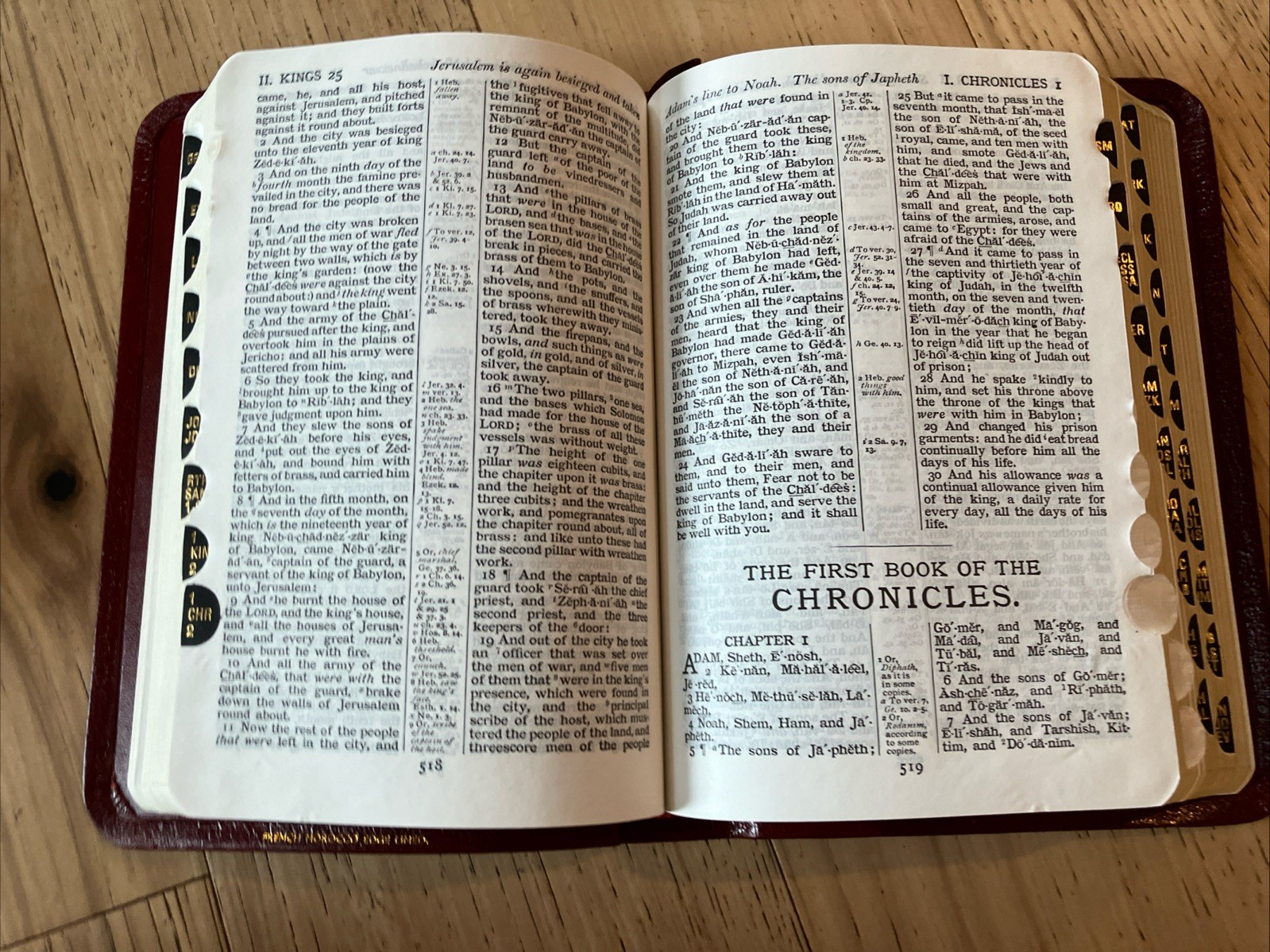 Cambridge Cameo KJV King James Ver Bible Genuine French Morocco Leather 74XRL