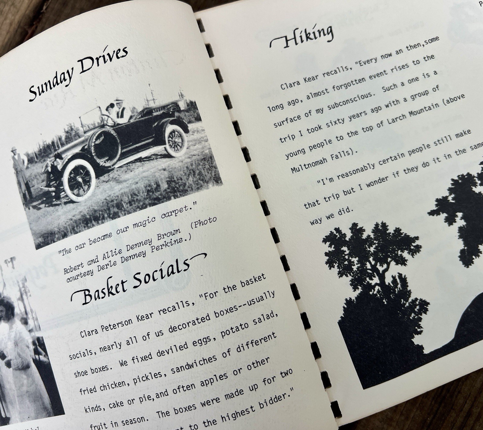 Traces of the Past 1984 Local-Family History Beaverton Washington County Oregon