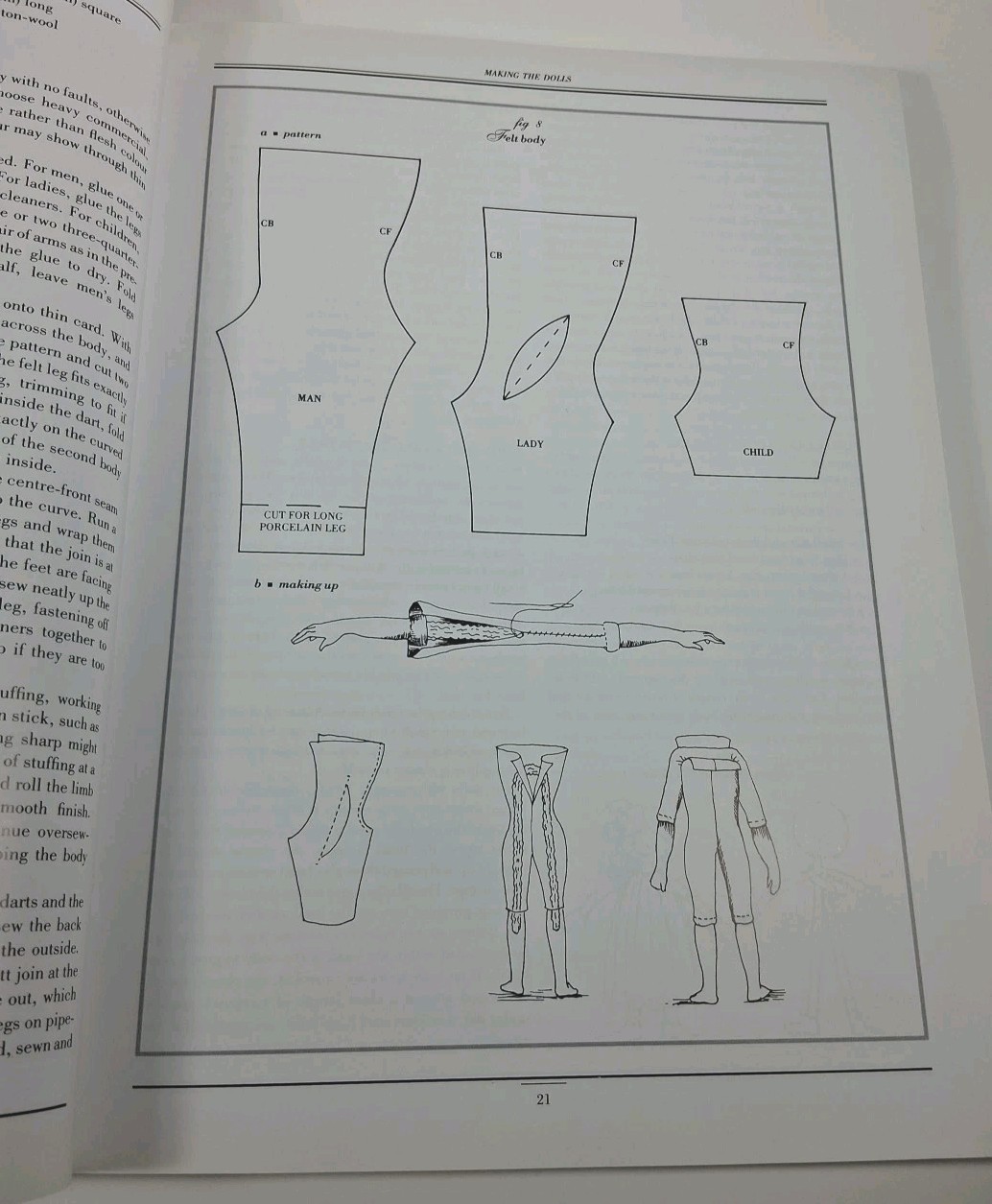 Making and Dressing Dolls’ House Dolls in 1/12 Scale – (paperback Atkinson
