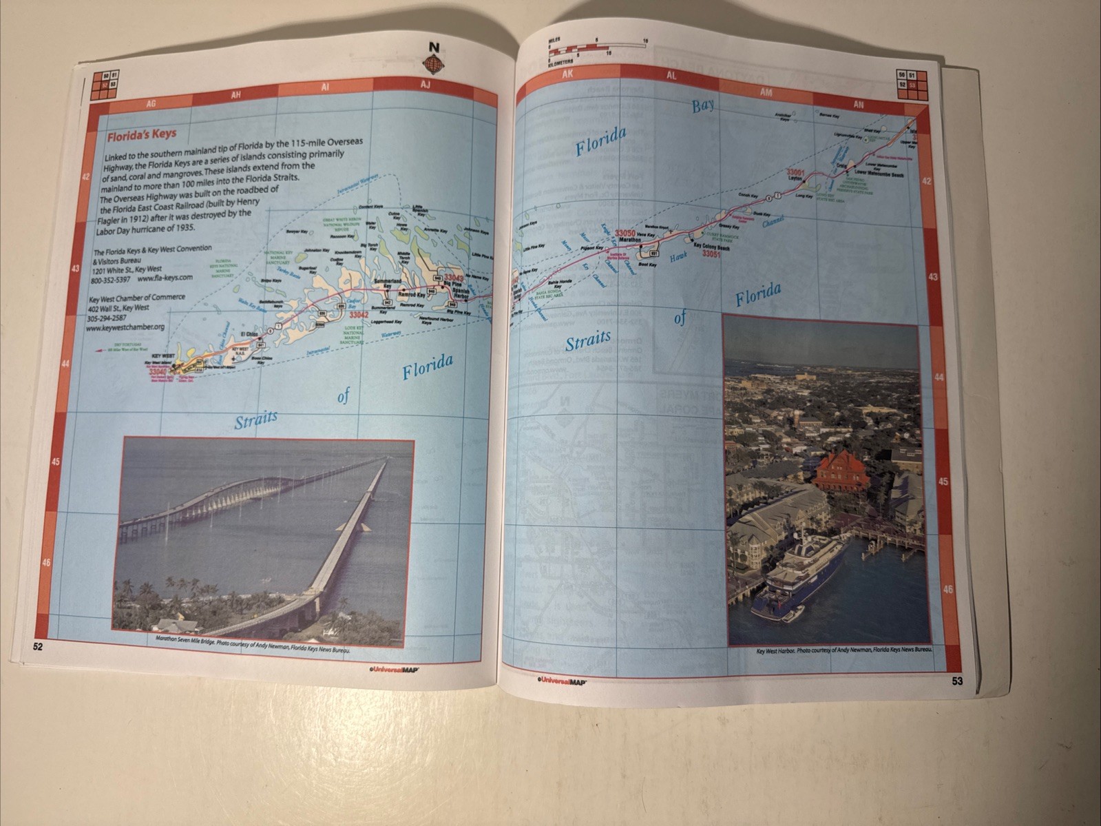 Florida Highway Atlas 2008 Kappa Universal Map Orlando Miami FL Street Guide