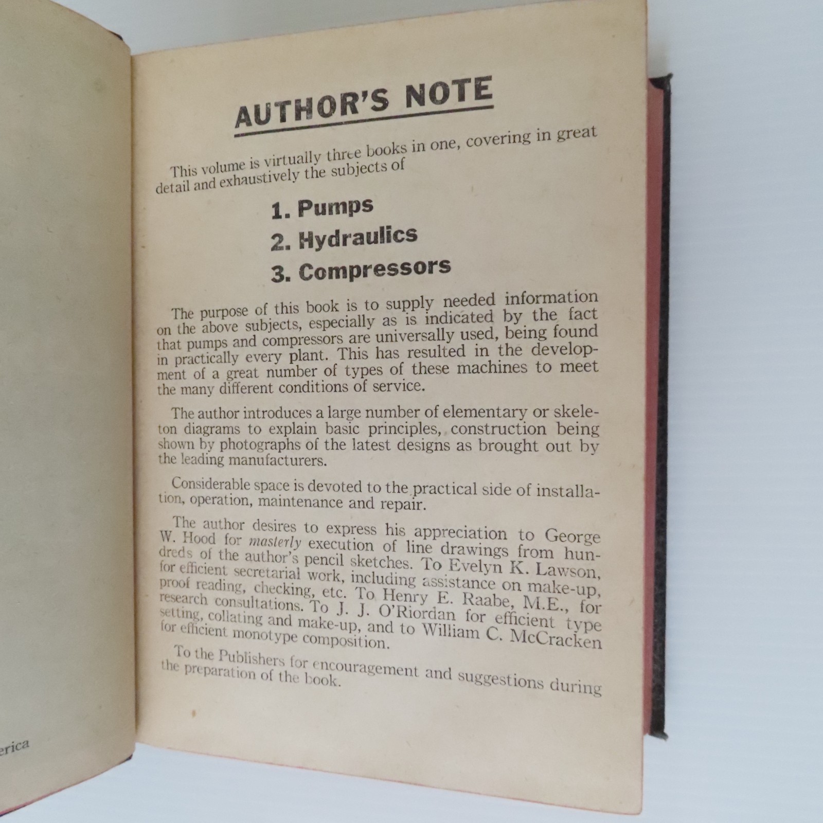VTG Audels Pumps Hydraulics Air Compressors Practical Guide, Frank D Graham 1943