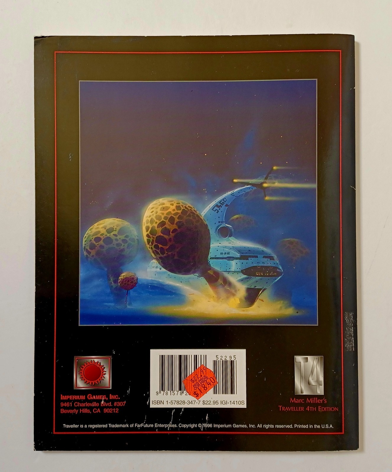 First Survey Marc Millers Traveller T4 RPG 1996 Imperium Games Sci Fi Book
