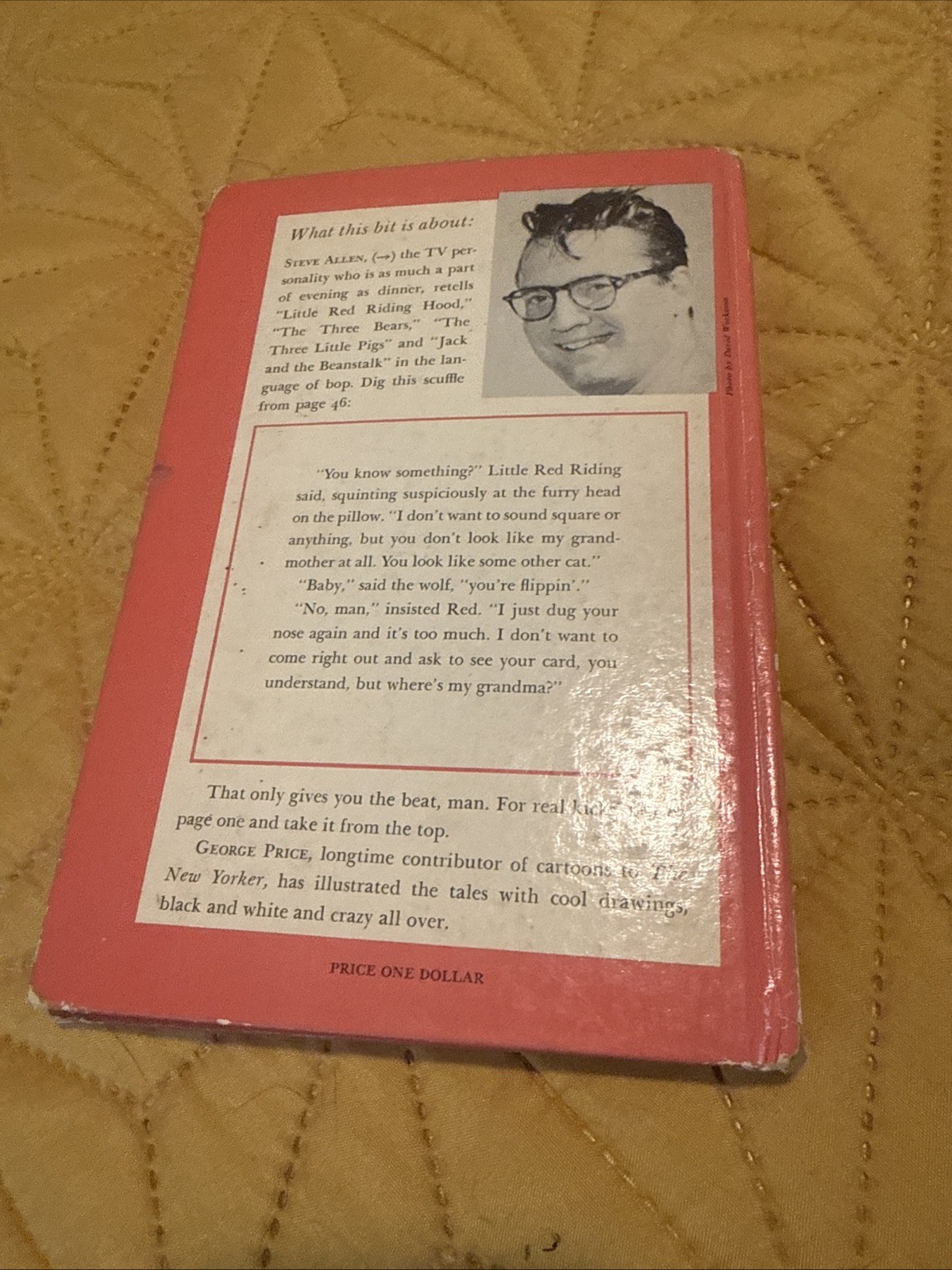 Steve Allen’s Bop Fables Book Rare! First Printing 1955 68 Pages Beatnik Prose!