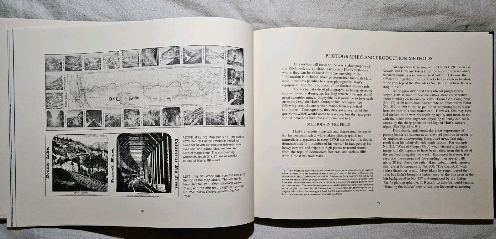 The 364 Railroad Photographs: Alfred A. Hart, artist ( Ex-library ) HC