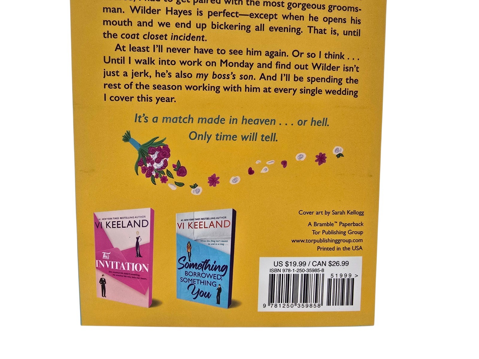 Jilted From Ditched by the Groom to Kissed by the Groomsman by Vi Keeland NEW