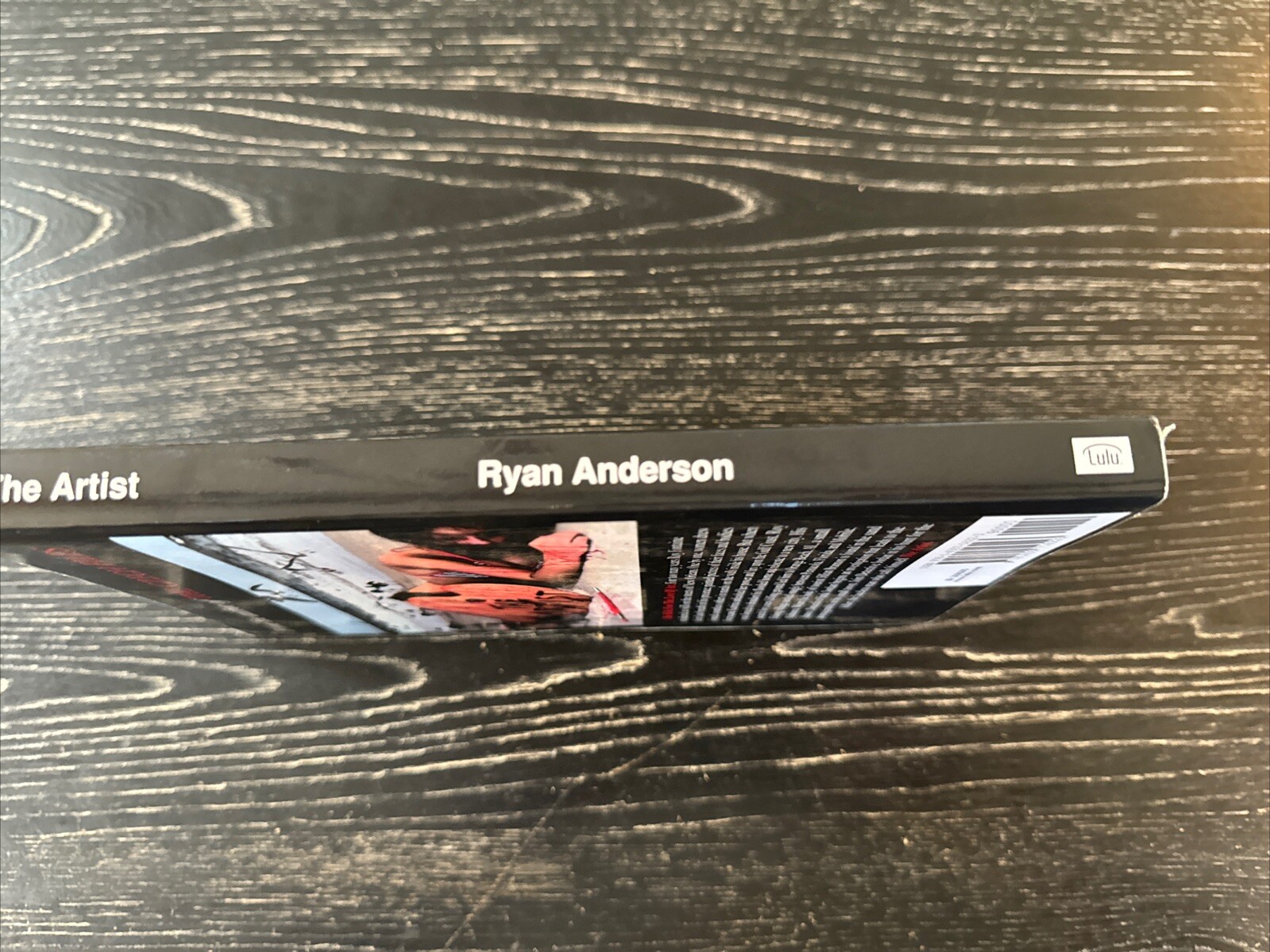 The Artist by Ryan Anderson – Author Signed, 2008 Lulu, PB-260 Pages, PO-VG++