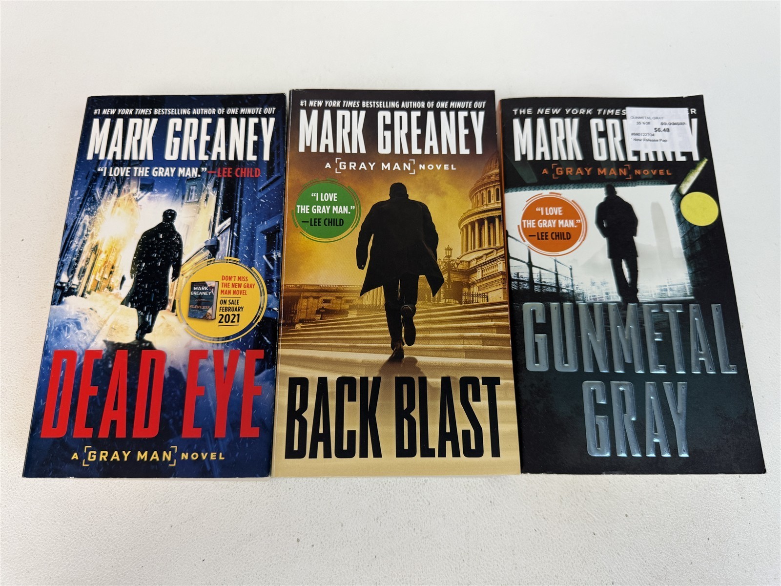 Mark Greaney Lot 1st 14 Gray Man Paperbacks Gray Man to Midnight Black