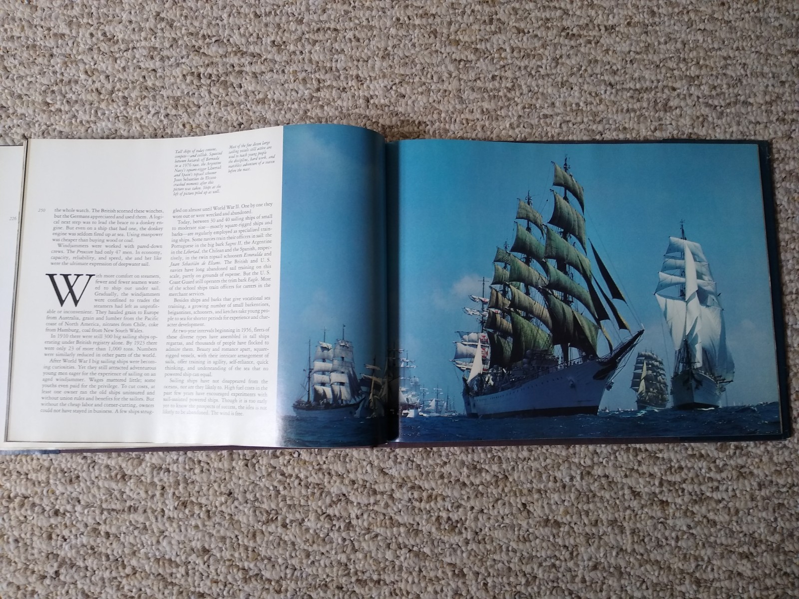 Romance of the Sea Book Vintage Boats Ships Maritime Photography History Vintage