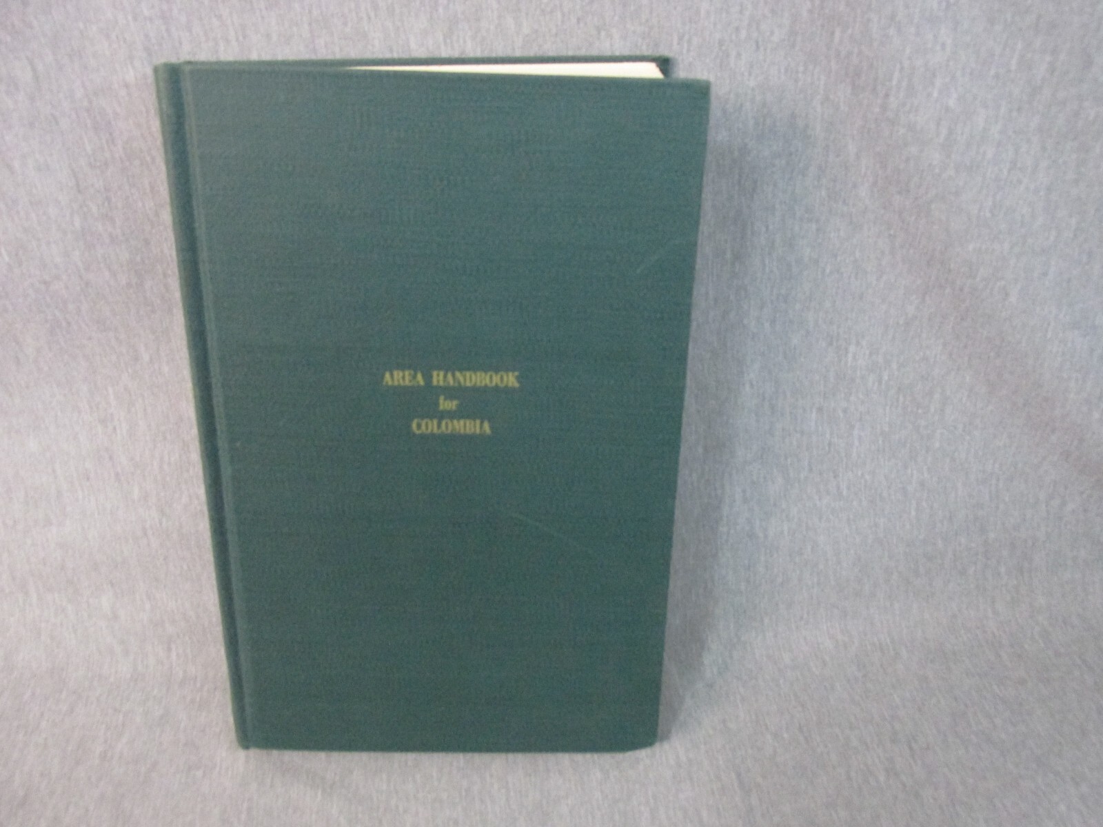 AREA HANDBOOK FOR COLOMBIA 1970 DA PAM 550-26 Hardback