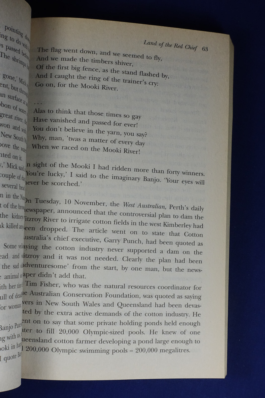 Signed Book WILD HORSES DON’T SWIM Michael Keenan WEST KIMBERLEY FITZROY RIVER