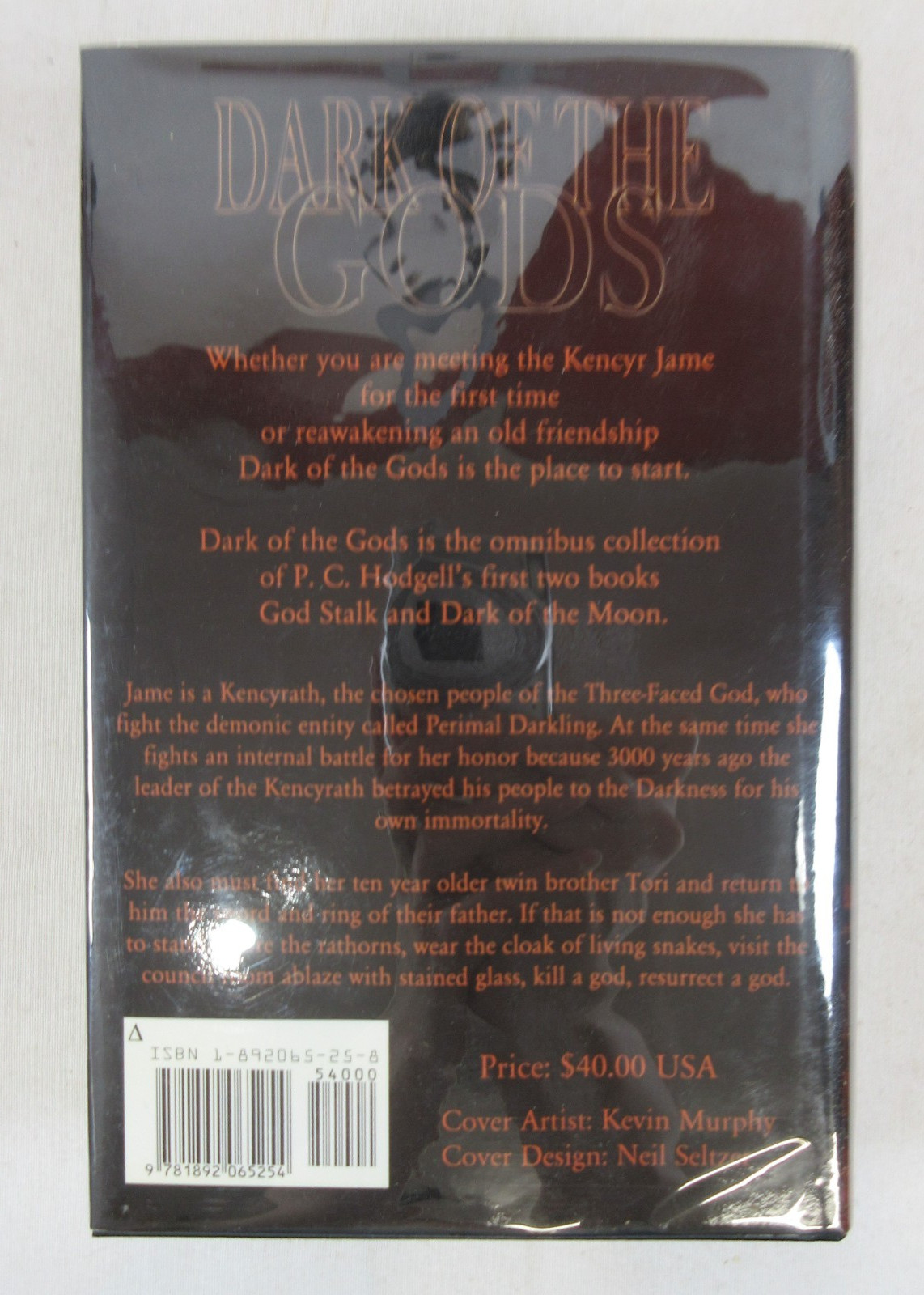 SIGNED 1st ED “DARK OF THE GODS” P.C. Hodgell 2000 Meisha Merlin HARDBACK DJ