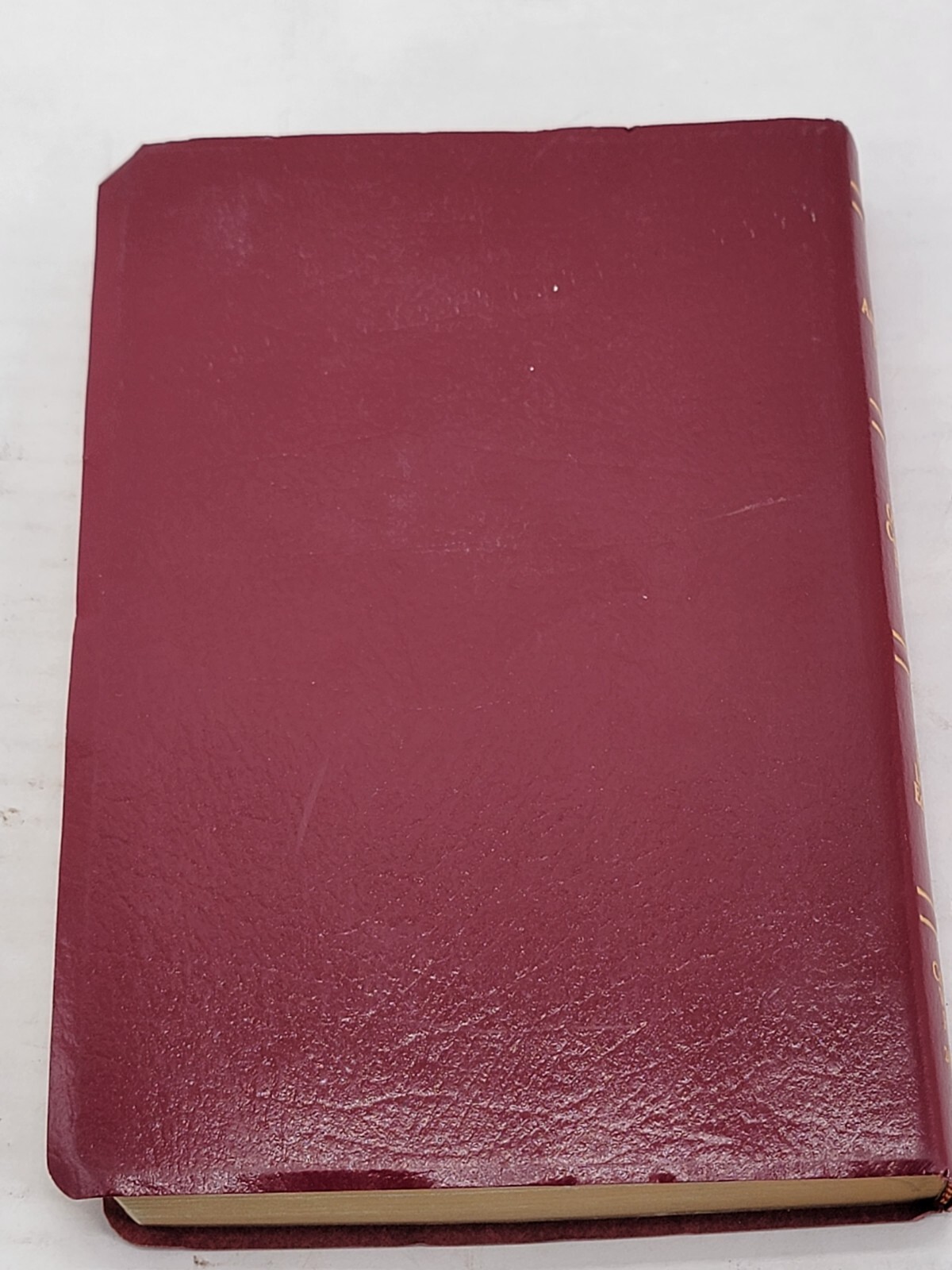 Holy Bible New American Red Letter Official Catholic World Press 1997