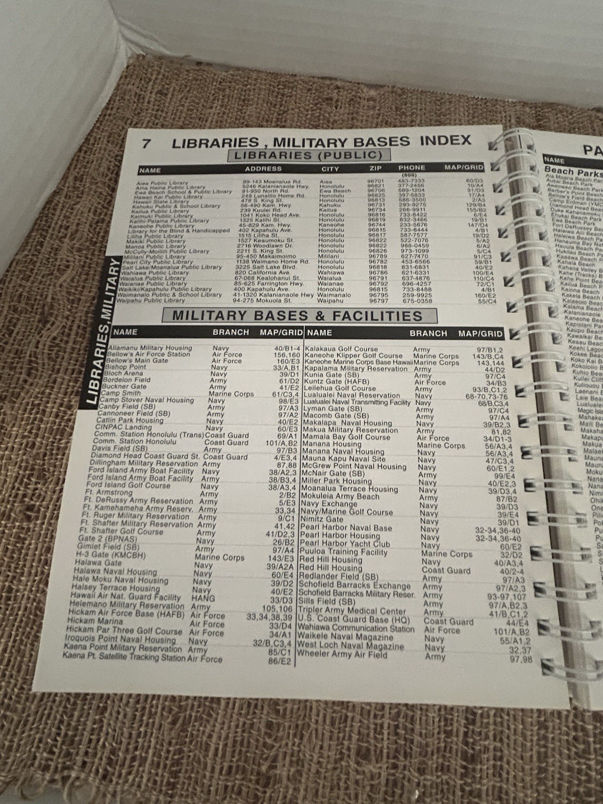 THE OAHU MAP BOOK 2001 EDITION EXCELLENT CONDITION! 164 PAGES. Phears Mapbooks.