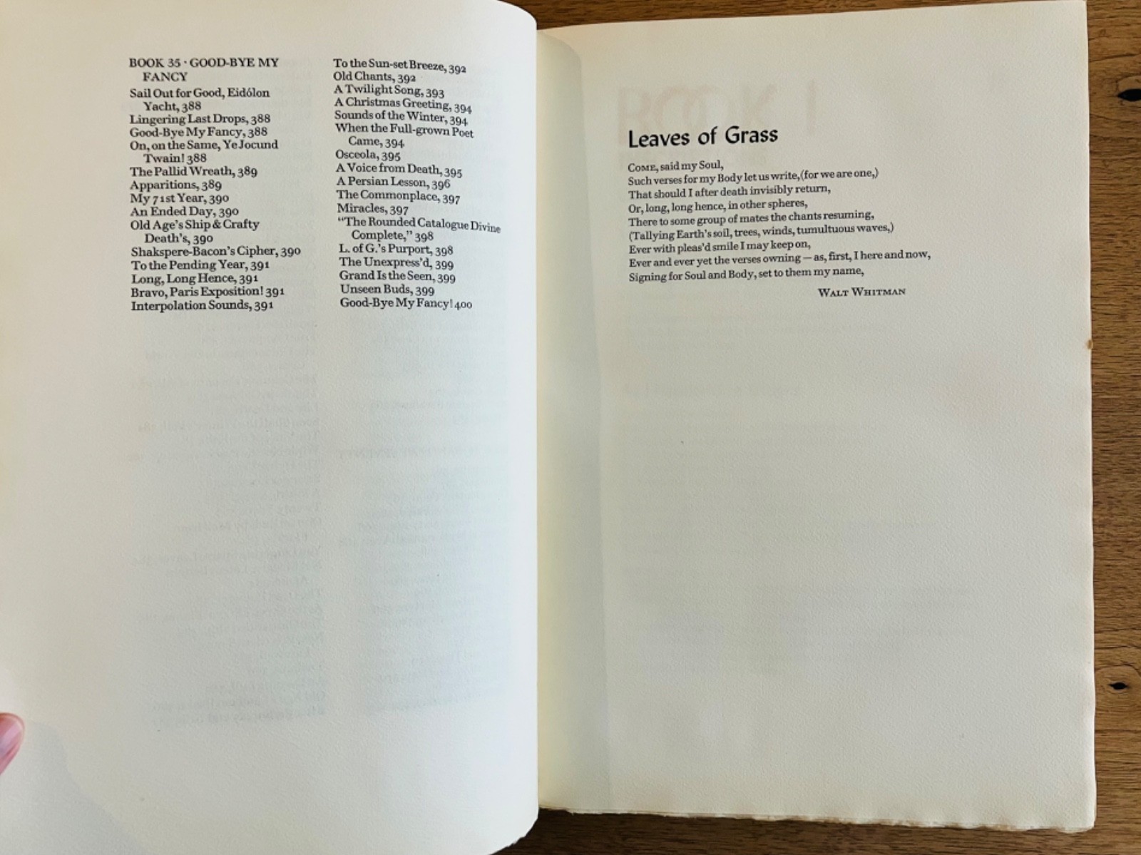LEAVES OF GRASS Peter Pauper Press Limited Ed Folio Woodcuts by Boyd Hanna ND