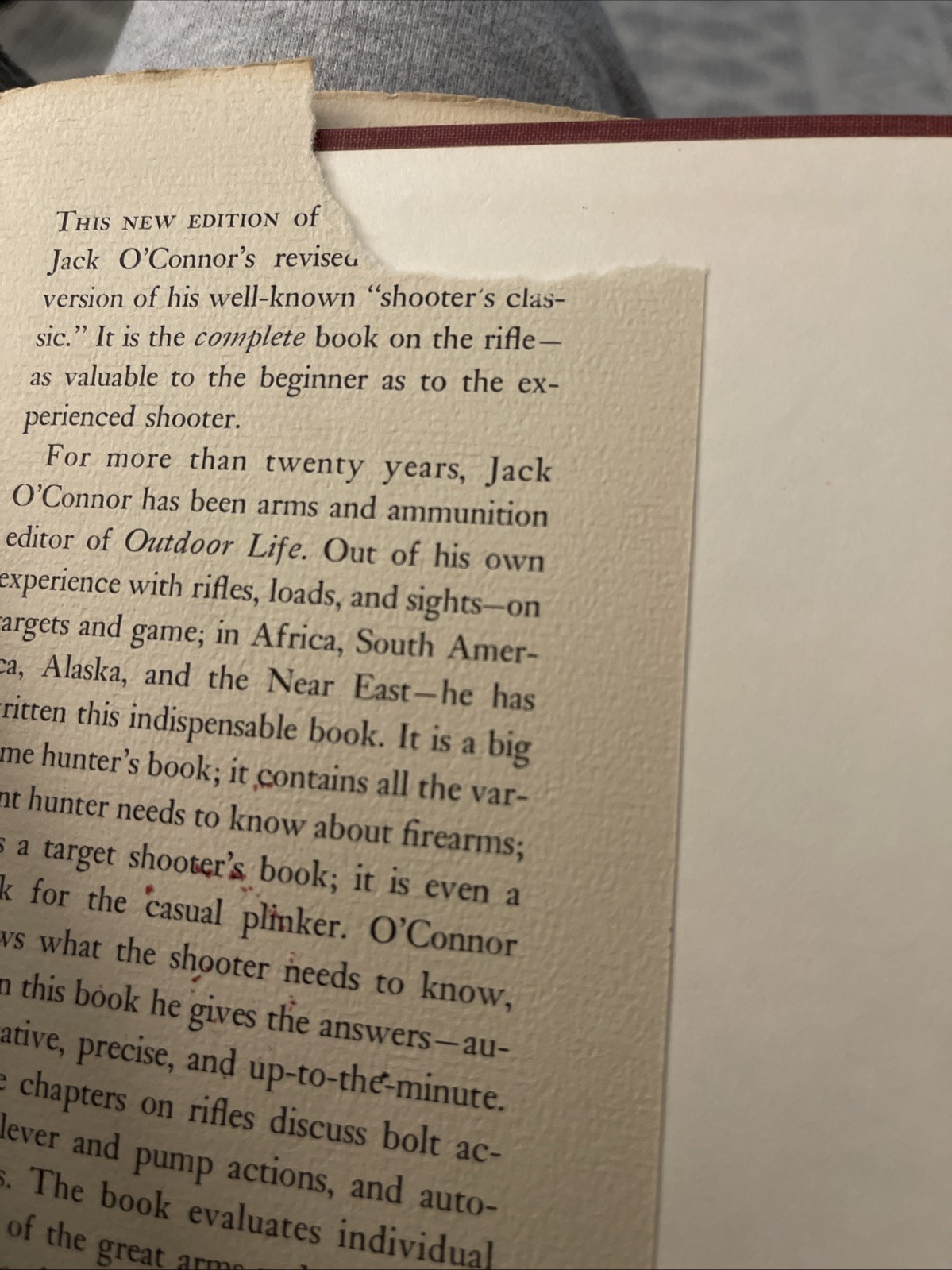 The Rifle Book- A New Edition Of A Shooter’s Classic Jack O’Connor 1964