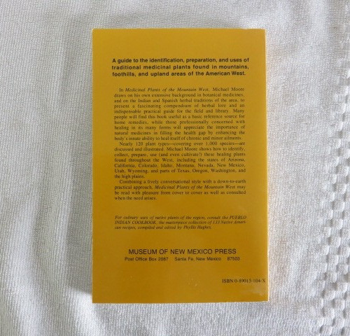 Medicinal Plants Of The Mountain West by Michael Moore PB (Museum of NM Press)