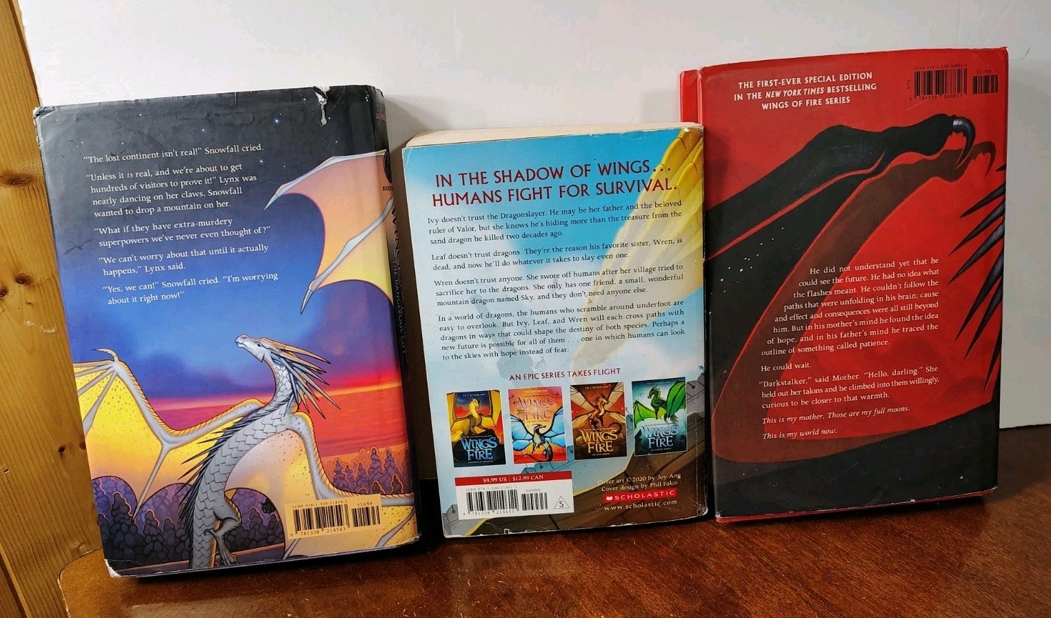 WINGS OF FIRE 14 BOOKS GRAPHIC NOVELS HARDCOVERS TUI T. SUTHERLAND MIKE HOLMES