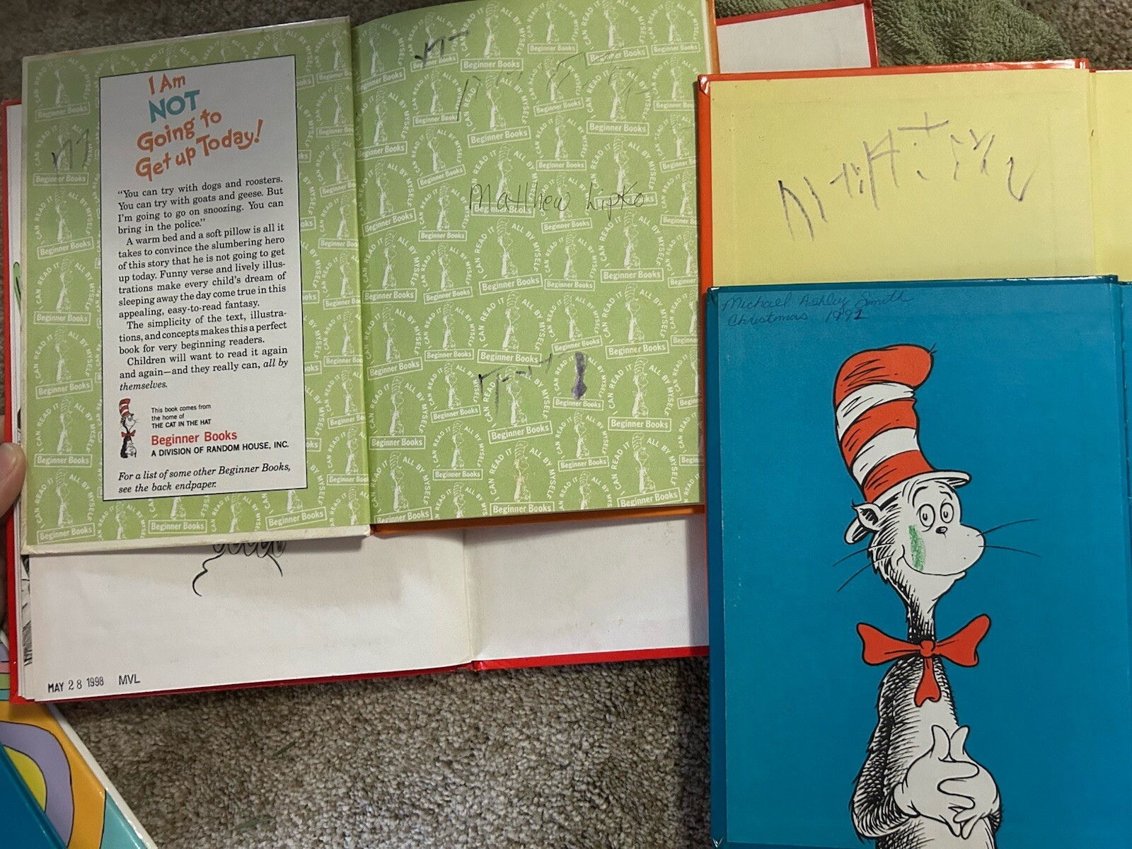 Lot of 21 DR SUESS Beginner Bright & Early Books, Berenstains Cat In The Hat