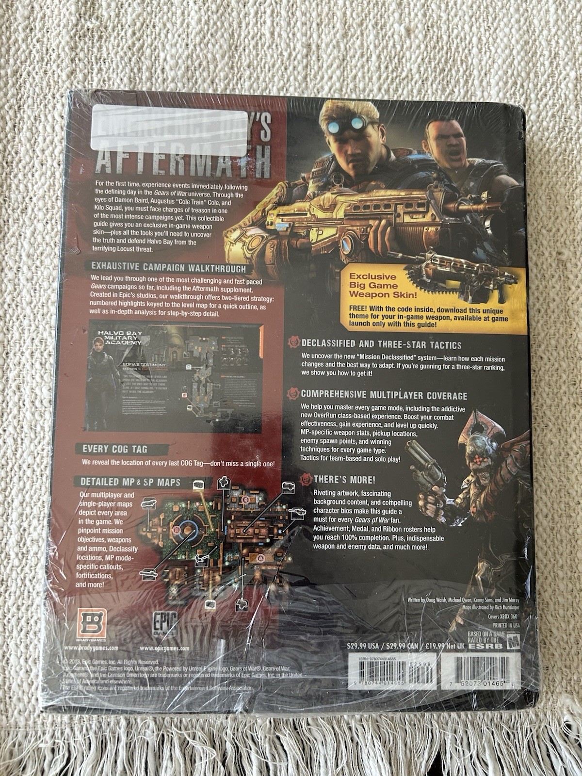 New Sealed Gears of War Judgment Staff 2013 Collector Edition Digital Content