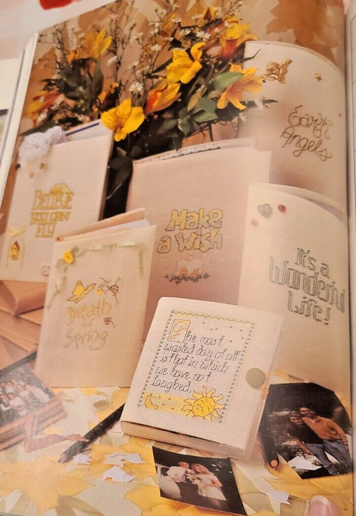 555 LITTLE SAYINGS IN CROSS-STITCH by Marie Barber Hardcover Book 128 Pages