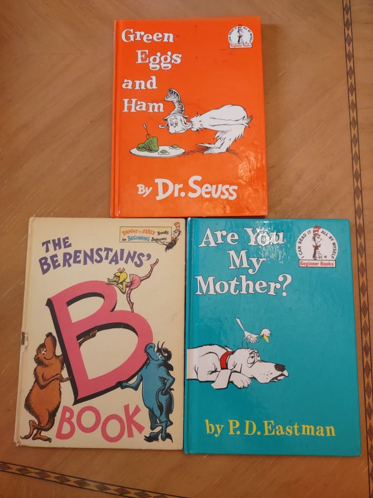Lot of 10 Dr Suess Books Bullfrog, Foot, Get Up, ABC, Go Dog, Green Eggs, Mother
